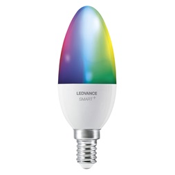 Ledvance Smart+ Wifi vezérlésű 5W RGBW E14 dimmelhető gyertya LED fényforrás