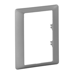 Legrand 754241 Valena Life aluminium 1-es keret 2x2P+F csatlakozóaljzathoz