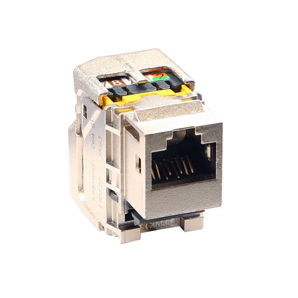 Legrand Cat6A árnyékolt (STP) LCS2 gyorscsatlakozós 10Gigabit RJ45 Keystone port