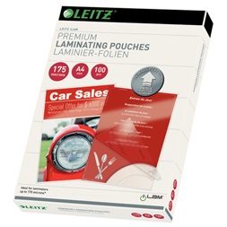 Leitz iLAM UDT A4 2x175mic 100db-os fényes lamináló fólia