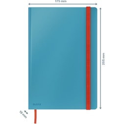 Leitz COSY Soft touch B5 nyugodt kék, kockás jegyzetfüzet