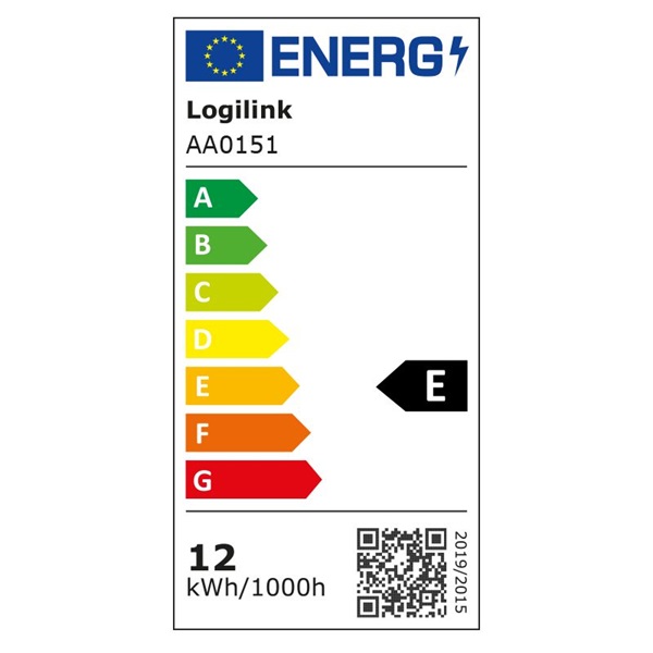 Logilink AA0151 20cm fekete LED körlámpa okostelefonhoz