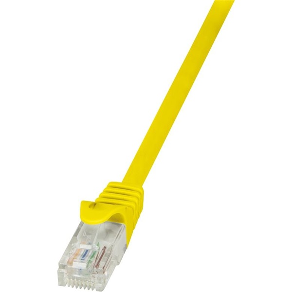 Logilink CP1067U 3m Cat5e U/UTP sárga patch kábel