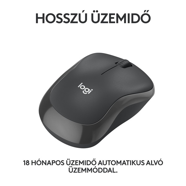 Logitech M240 Silent Bluetooth fekete egér