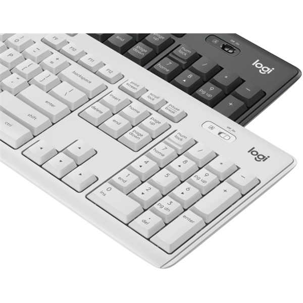 Logitech MK295 Silent HUN fehér vezeték nélküli billentyűzet + egér