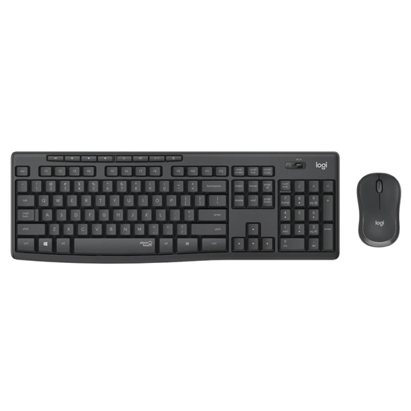 Logitech MK295 Silent HUN grafitszürke vezeték nélküli billentyűzet + egér