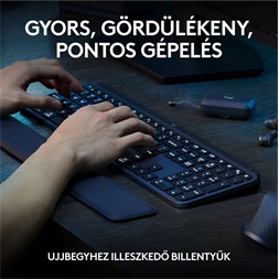 Logitech MX Keys S Combo US fekete billentyűzet + egér