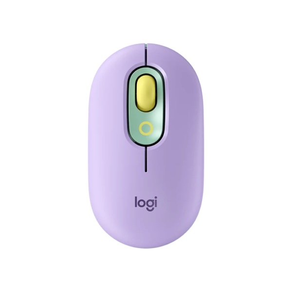 Logitech POP with emoji vezeték nélküli mentazöld egér