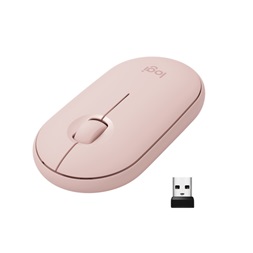 Logitech Pebble M350 Rose vezeték nélküli BT egér