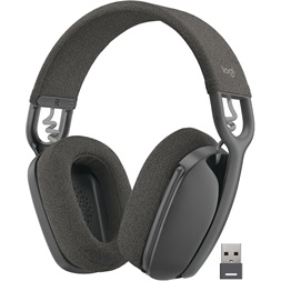 Logitech Zone Vibe 125 vezeték nélküli grafitszürke gamer headset