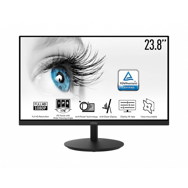 MSI 24" PRO MP242 Full HD IPS 75Hz monitor