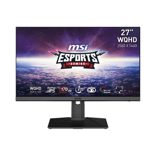 MSI 27" G272QPF WQHD IPS 170Hz Esport gamer monitor