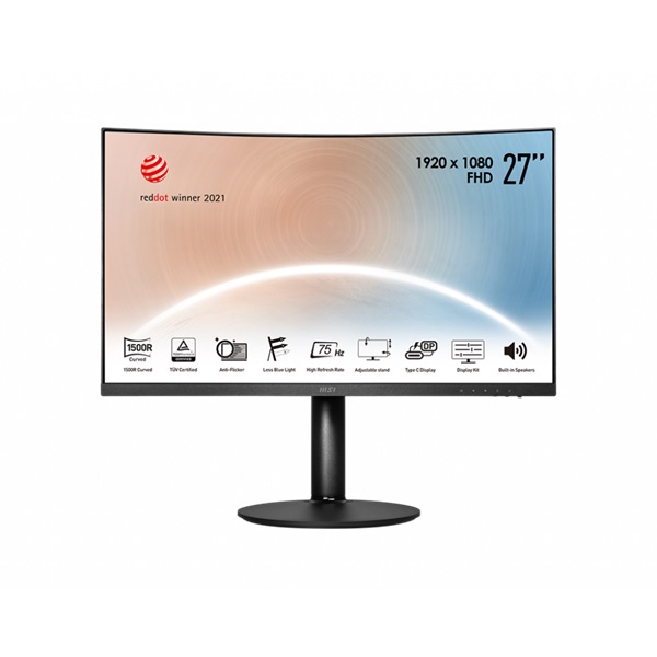 MSI 27" Modern MD271CP Full HD VA 75Hz monitor