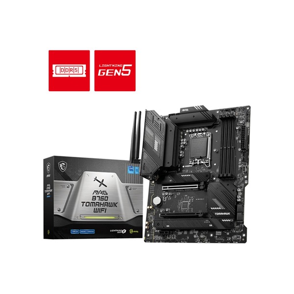 MSI MAG B760 TOMAHAWK WIFI Intel B760 LGA1700 ATX alaplap