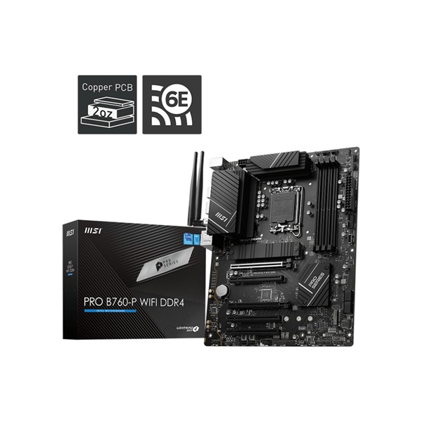 MSI PRO B760-P WIFI DDR4 Intel B760 LGA1700 ATX alaplap