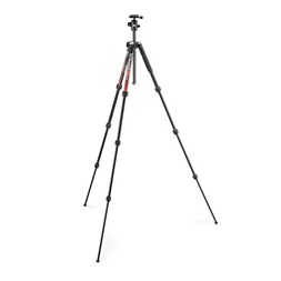 Manfrotto Element MII gömbfejjel 4 szekciós piros alumínium állvány