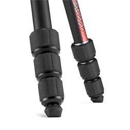 Manfrotto Element MII gömbfejjel 4 szekciós piros alumínium állvány