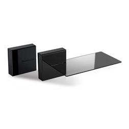 Meliconi Ghost Cubes Shelf fekete AV polc