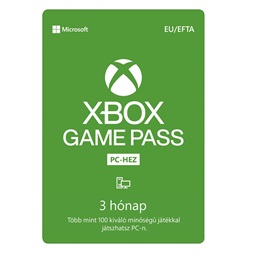 Microsoft Game Pass 3 hónapos PC előfizetés