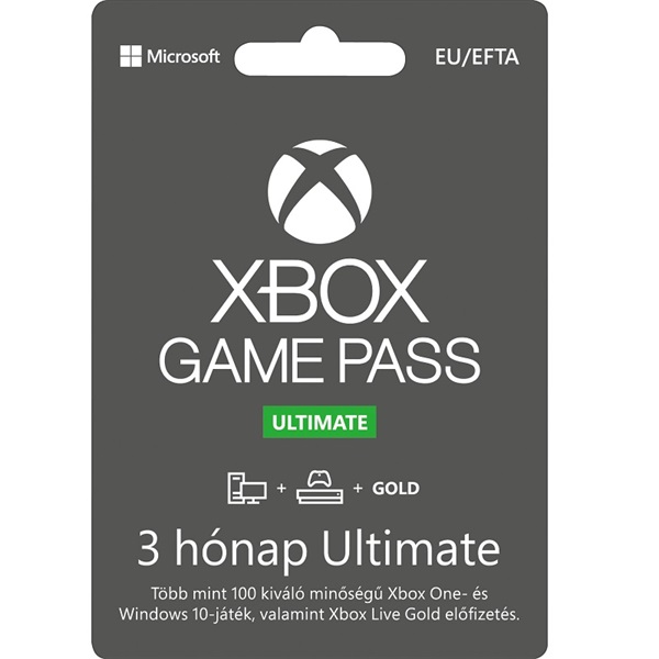 Microsoft Xbox Game Pass Ultimate 3 hónapos előfizetés