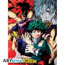 My Hero Academia "Deku vs Tomura" 52x38 cm poszter