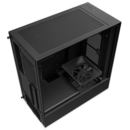 NZXT H5 Flow Fekete (Táp nélküli) ablakos ATX ház