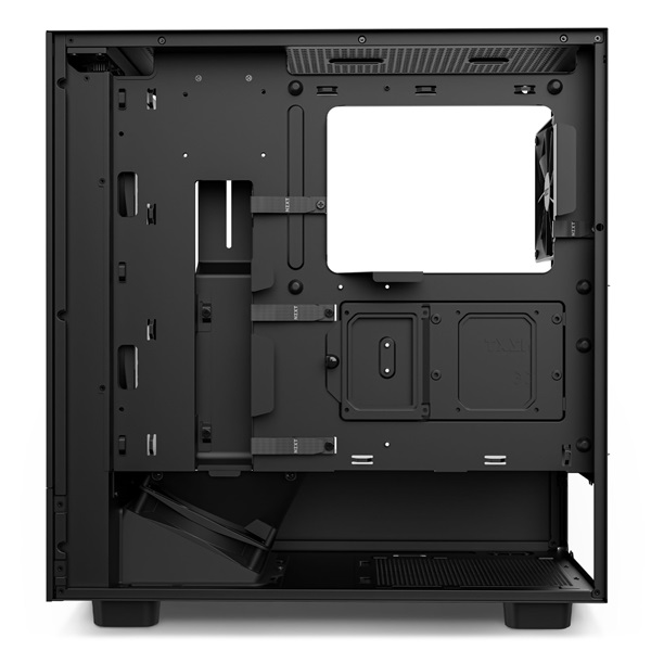 NZXT H5 Flow Fekete (Táp nélküli) ablakos ATX ház