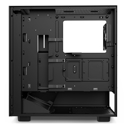 NZXT H5 Flow Fekete (Táp nélküli) ablakos ATX ház