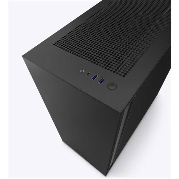 NZXT H7 Fekete (Táp nélküli) ablakos ATX ház