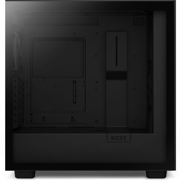 NZXT H7 Flow 2023 RGB Fekete (Táp nélküli) ablakos ATX ház