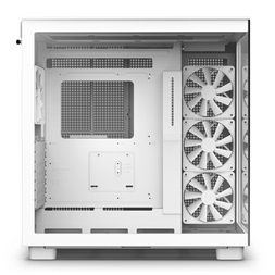 NZXT H9 Flow Fehér (Táp nélküli) ablakos ATX ház