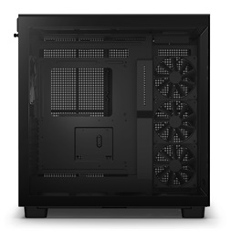 NZXT H9 Flow Fekete (Táp nélküli) ablakos ATX ház