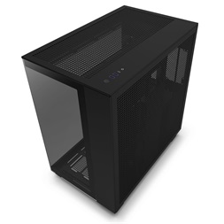 NZXT H9 Flow Fekete (Táp nélküli) ablakos ATX ház