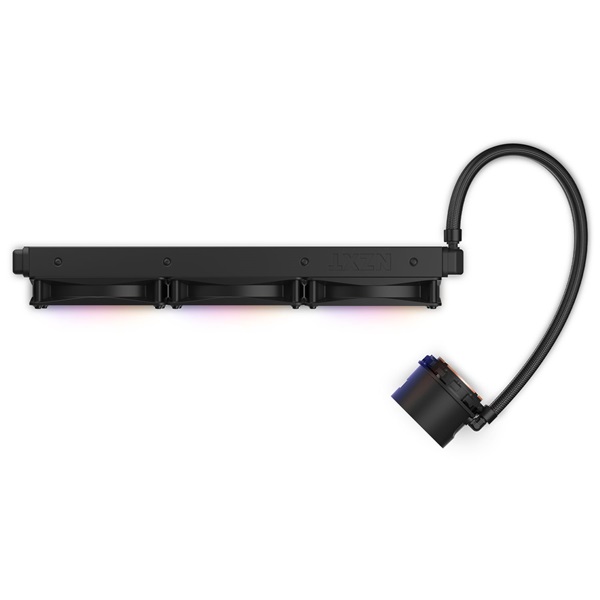 NZXT Kraken 360mm  AIO RGB LCD Liquid Cooler fekete hűtő