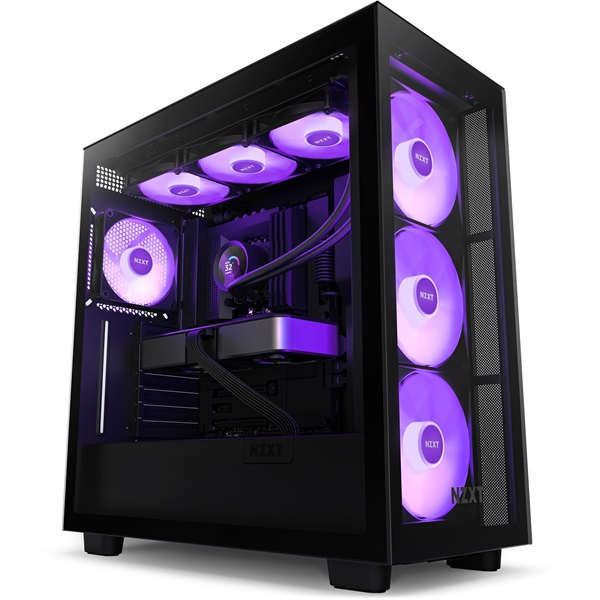 NZXT Kraken 360mm  AIO RGB LCD Liquid Cooler fekete hűtő