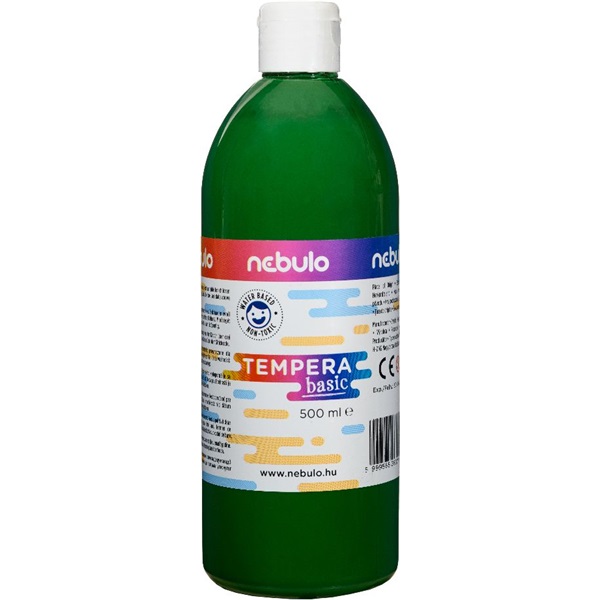 Nebulo 500ml-es zöld tempera festék