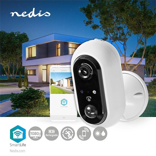 Nedis WIFICBO20WT SmartLife FHD kültéri IP kamera