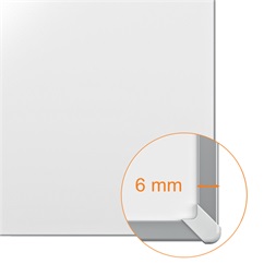 Nobo Impression Pro széles képarányú 1550x870mm Nano Clean fehér mágneses fehértábla