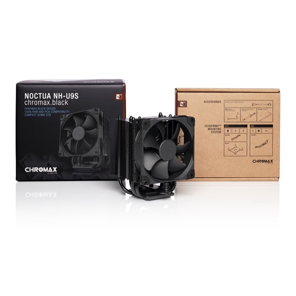 Noctua NH-U9S chromax.black 9cm univerzális processzor hűtő