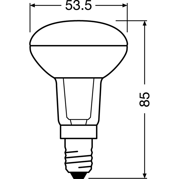 OSRAM LED STAR R50 60 36° 4,3W/827 E14 LED fényforrás