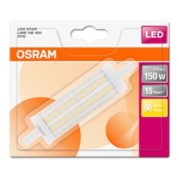 Osram Star műanyag búra/17,5W/2452lm/2700K/R7s LED ceruza