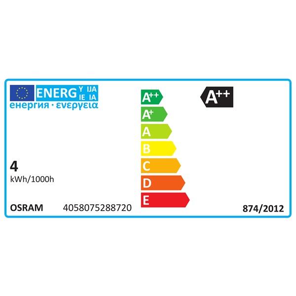 Osram Value átlátszó üveg búra/4W/470lm/2700K/E14 LED kisgömb izzó