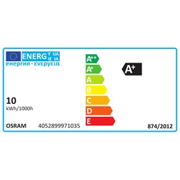 Osram Value opál búra/10W/1055lm/6500K/E27 LED körte izzó