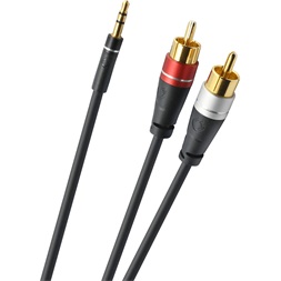 Oehlbach OB 33190 1m 3,5mm Jack-RCA kábel