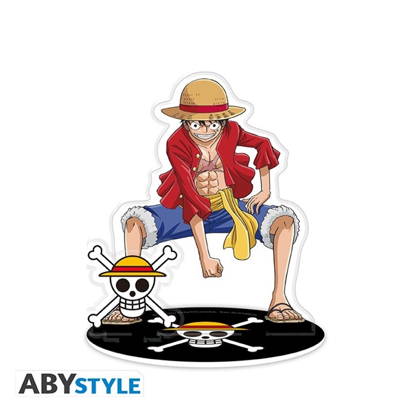 One Piece "Luffy" 320ml bögre + akril figura + képeslapok csomag