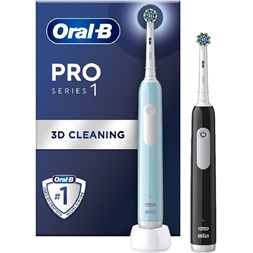 Oral-B PRO1 + Blue, Black X-Clean elektromos fogkefe + bónusz handle