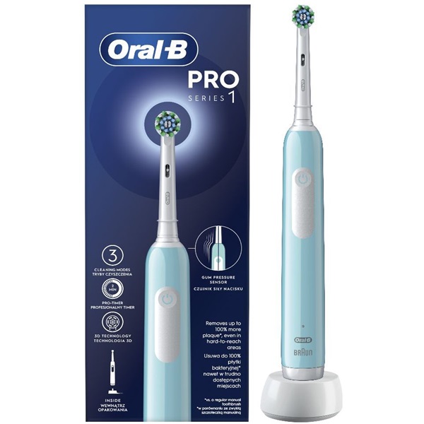 Oral-B PRO1 Carribeean Blue Cross Action elektromos fogkefe