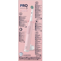 Oral-B PRO3 Pink X-Clean elektromos fogkefe