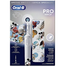 Oral-B Pro Kids 3+ Disney 100 + elektromos fogkefe tokkal