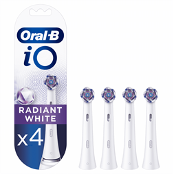 Oral-B iO Radiant White Rainbow fehér 4 db-os fogkefefej szett